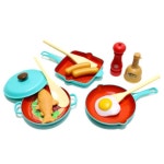 캐스비 캐스비 플레이 이지쿠킹 아침식사 주방놀이 MIX 혼합색상 후라이팬 20 5x12 후라이 6x5 4개