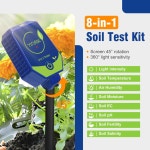 토양용 디지털 pH 미터 화분용 토양 테스트기 물용 전문 리더기 정원 잔디 온실 실내 실외 농업 마당용 전자 테스트 키트
