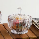 뷔페 카페 파티 플레이팅 유럽풍 유리용기 보관함 소 펌킨 유리 9000-15