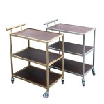 식당카트 서빙 업소용 식당용 선반 잔반 삼층 음식