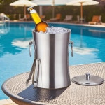 스 버킷 키트 3리터 이중 벽 스테인리스 스틸