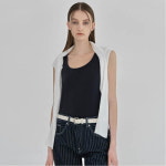 나인 MINIMAL SLIM SLEEVELESS TEE Z-T-6666