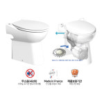 SFA SFA 사니 콤팩트43 지하 화장실 소형배수펌프 양변기 일체형 프랑스 산