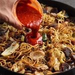 신림동 백순대 양념순대 볶음 호남댁 맛집 2인분