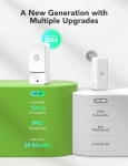 고비라이프 Wi-Fi 게이트웨이 온도계 원격 APP 알림 알림이 실외 무선 온도 습도 센서 모니터 1312피트 400m 모니터링 범위 IP 65 방수 H5107