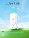 고비라이프 Wi-Fi 게이트웨이 온도계 원격 APP 알림 알림이 실외 무선 온도 습도 센서 모니터 1312피트 400m 모니터링 범위 IP 65 방수 H5107