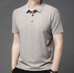 반팔맨투맨 카라 남성티셔츠 패턴 남자반팔티 고급 남자 반팔티셔츠