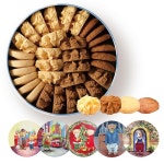 제니베이커리 일본 제니 베이커리 쿠키 모둠 4종 320g jennybakery 4MIX 쿠키 캔 홍콩 총명 아기곰 4S 1개