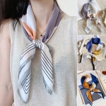 럭셔리여성 빈티지 실크스카프 부드러운 럭셔리스카프