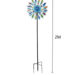 대형 풍차 철제 태양광 장식 정원 옥상 공원 소품 바람개비