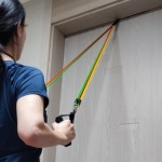 어깨스트레칭 운동기구 홈트 스트레칭 근력운동 튜빙밴드 세트