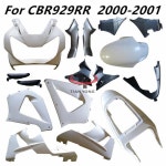 ABS 사출 플라스틱 부품 2001 CBR 929 RR 오토바이 도색되지 않은 차체 페어링 CBR929RR 2000