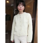 누아누 NUUANU 셀럽픽 Granny Cardigan Cream NCFKC101CM 42055