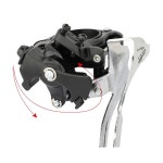 HOUSON 전면 탈선기 로드 바이크용 31 8 34 튜브 직경과 호환되는 자전거 탈선기 7 8 9 10 11 속도