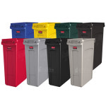 러버메이드 러버메이드 벤티드 슬림짐 휴지통 뉴슬림짐 60L 80L 분리수거 쓰레기통 87L