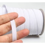 Abbawu 70야드 흰색 탄성 밴드 바느질 DIY 프로젝트용 3 8 와이드 스트레치 코드 3 8 Inch