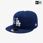 뉴에라 뉴에라 MLB LA 다저스 스크립트 사이즈캡 다크 로얄 로얄 734 61 14561923