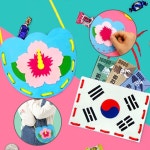 어린이 펠트가방 만들기 어린이집 무궁화 펠트 핸드백 실꿰기 미술 활동 DIY