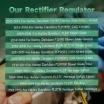 SCITOO CVO용 전압 레귤레이터 정류기 2014년 2009-2014년 스트리트 글라이드 1989-1994년 슈퍼 글라이드용 74519-88A H1988