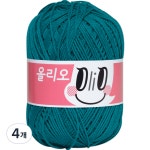 OLIO yarna 올리오 실 727 사파이어 4개