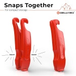 고릴라 포스 초강력 자전거 타이어 레버 4팩 라바 2 Pack - Lava