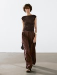 마시모두띠 마시모두띠 드레이프 디테일이 탑 6881 533 BURGUNDY Ref 6881 533 37787155