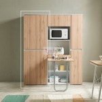 주방 수납장 600 냉장고수납장 주방인테리어사진 주방수납 그레이펄