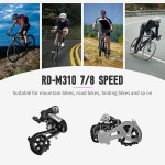 산악 자전거 로드 바이크 대부분의 모델을 위한 알투스 리어 디레일러 7 8 스피드 다이렉트 마운트 RD-M310