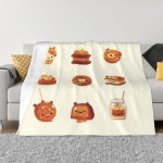 울트라 소프트 플리스 담요 솔티드 진한 베어 1 As Pic