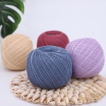 네트백뜨기 여름가방뜨기 가방 뜨개실 DIY 50g 공 크기 6 레이스 스레드 DIY 셰 뜨개질 손 얇은 스티치 자