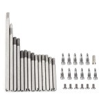 지아유이 클라리넷 부품 세트 14개 롤러 나사 21개 Bb 목관 악기 교체 액세서리