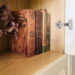 프로브리코 클립 전체 오버레이 프레임리스 가구 캐비닛 도어 은폐 경첩 1쌍 2개 2