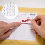 클리어 스티커 접착 포스터 끈적끈적한 퍼티 탈착식 라운드 양면 트레이스 축제 장식용 350