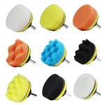 헤드라이트 바디 폼 왁스 버퍼 키트용 자동차 연마 버핑 키트 패드 울 휠 27 6