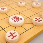 고급 나무 장기알 장기말