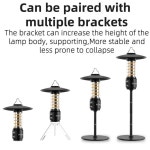 서쪽 자전거 캠핑 램프 충전식 다기능 텐트 행거 랜턴 야외 테이블 손전등 1 Lamp