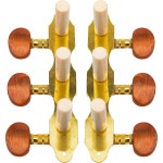 유톤 클래식 튜너 머신 헤드 튜닝 키 스트링 페그 3L 3R 1 14 기타와 호환