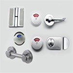 보성정밀 큐비클 화장실칸막이부속 경첩 슬라이딩 막대형 잠금장치