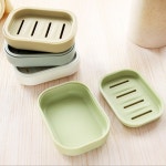 파스텔 비누 받침대 사각 플라스틱 비누각 케이스 세수 비누대 비누통