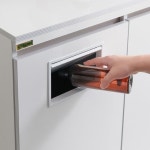 탕비실 휴지통 더스트박스 정수기다이 800 푸시 수납장 작은방 정리장 거실 현관장