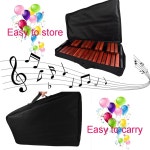 망치와 휴대용 가방이 ENNBOM 25 키 나무 글로켄스필 실로폰 전문 타악기