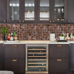 주방 욕실 벽용 앵무새 유리 백스플래시 타일 앤티크 브론즈 2x2 모자이크 타일 5장 상자