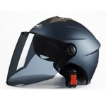 오토바이 바이크 여름헬멧 하이바 킥보드 반모 경량 스쿠터 헬멧 프 이즈 붉은색에 옅은 차를 타다