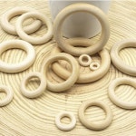 튼튼 우드공예 원형우드 나무공예 라탄 마크라메 100개