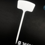 WRI 꽃 모종 네임택 화분 라벨 식물 이름표 T형 10EA 새싹 표시라벨 화단 나무 농장 식물 네임텍