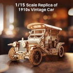 ROKR 3D 나무 퍼즐 모델 자동차 키트 1 15 스케일 빈티지 빌드 키트 298pcs 10대 남성 여성 크리스마스용 목재 공예 취미 선물