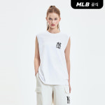 MLB 엠엘비코리아공식 베이직 메가로고 나시 티셔츠 NY