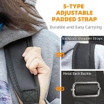 긱쿠키 베이스 가방 긱백 0 3 패딩 방수 백팩 소프트 일렉트릭 케이스 41 Inch