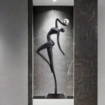 추상조각 예술조각 인테리어 호텔 입상 장식 소품 추상 대형 예술