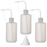 캡 3Pcs 실리콘 실험실용 스퀴즈 보틀 플라스틱 워터링 하이버앤카라 세이프티 식물 워시 타투 깔때기가 1Pc 2Pcs